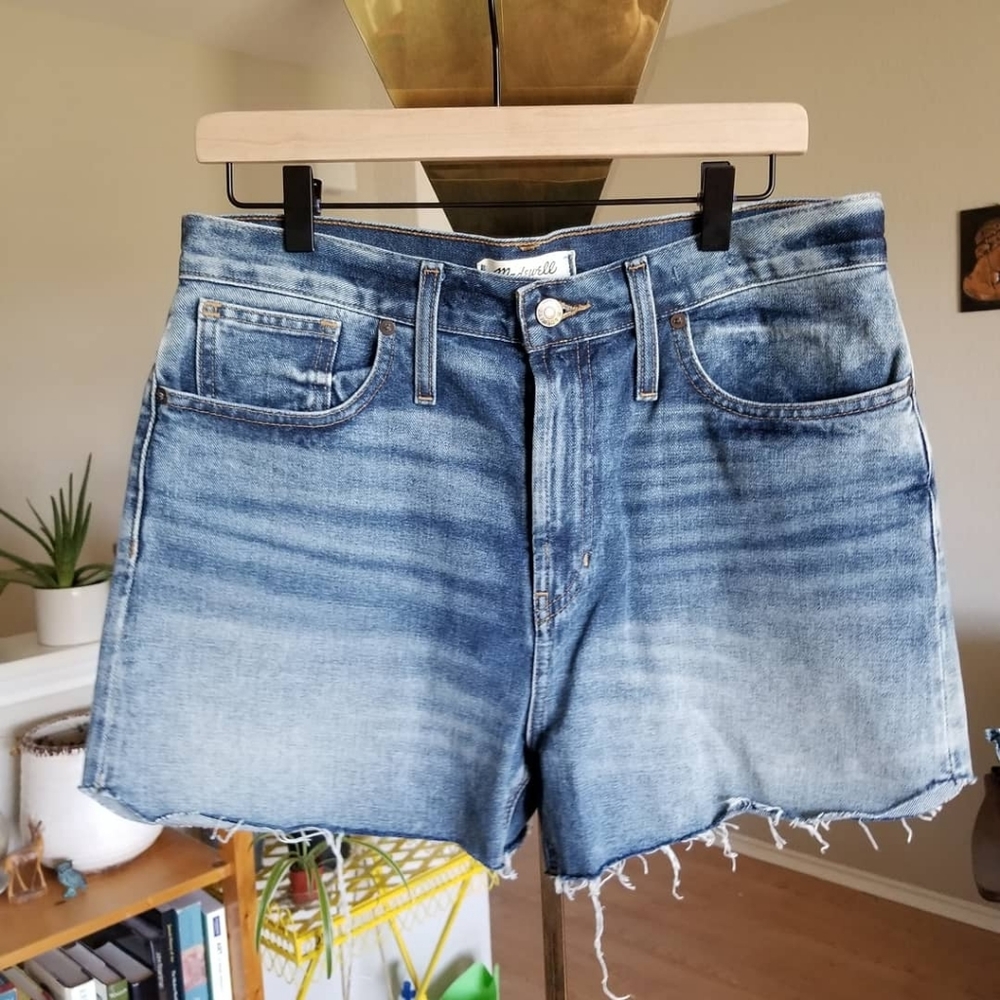Madewell, high rise, "Perfect Jean Shorts"